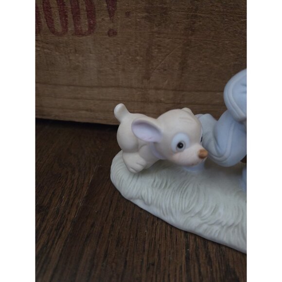 Vtg Precious Moments Porcelain Figurine-God’s Speed NO BOX - Picture 5 of 10